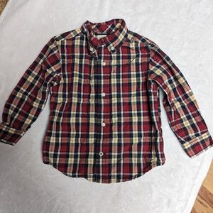 Gymboree Multicolor Plaid Button-Down Shirt